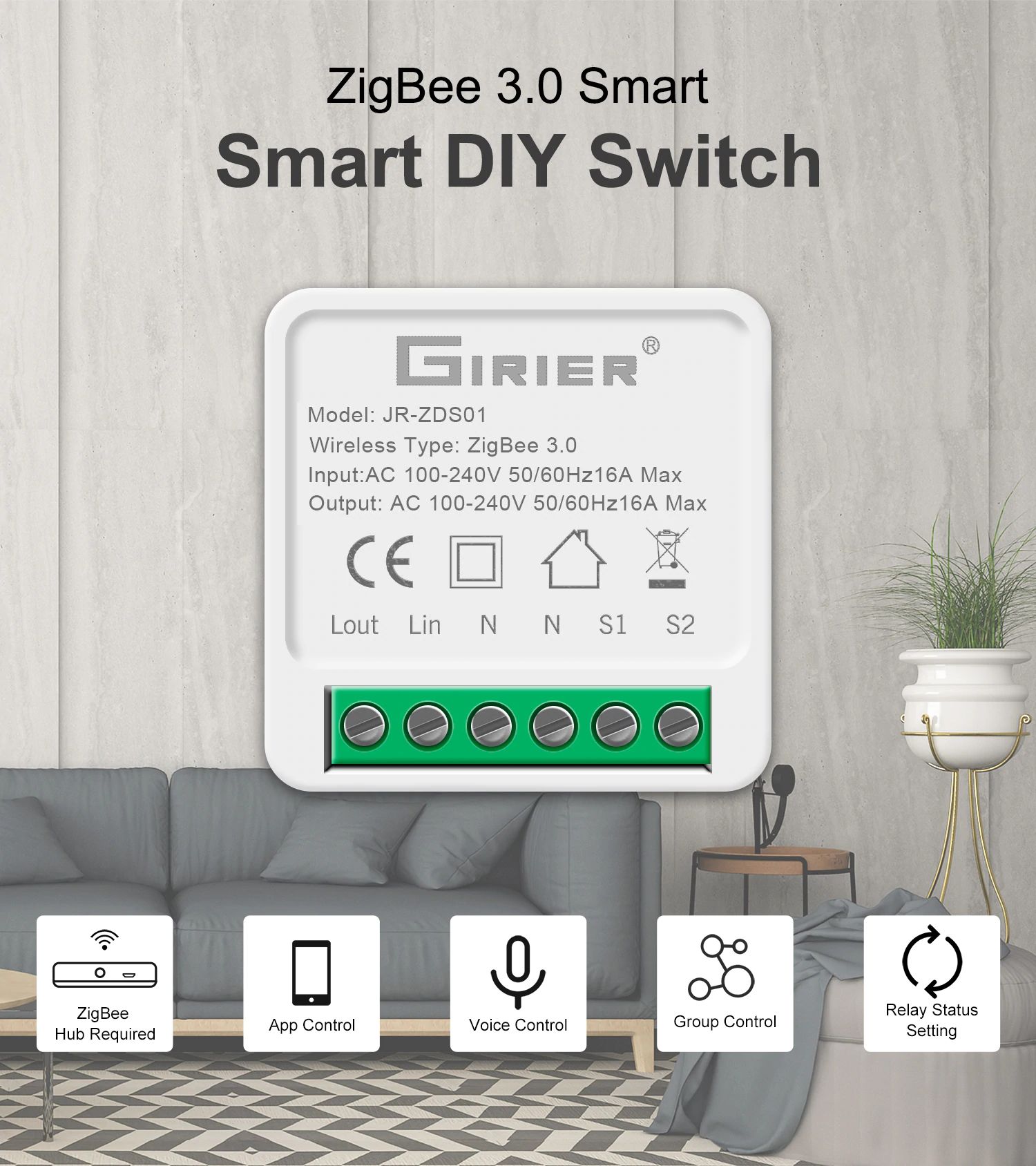 TUYA Smart Light Switch Module 2